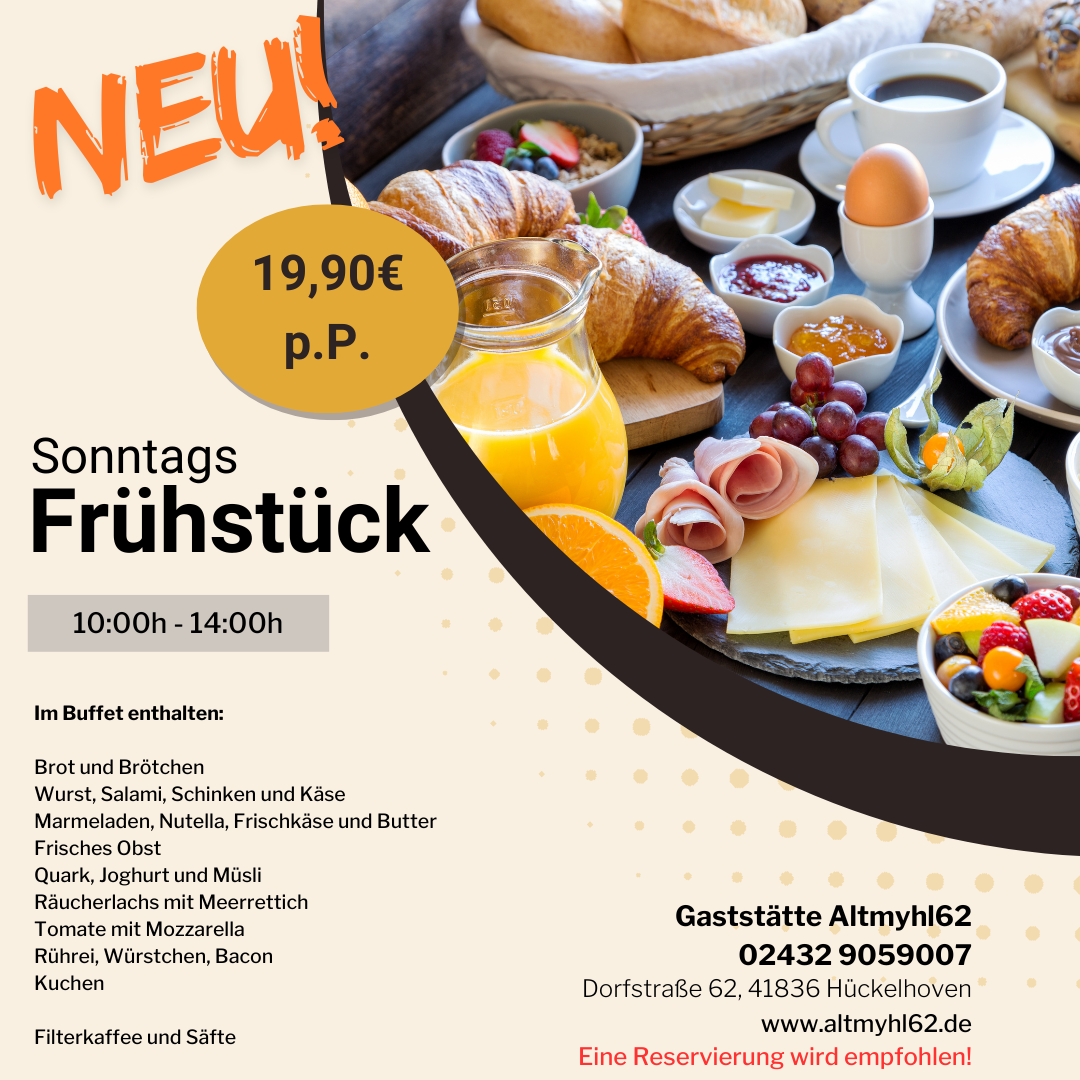 Frühstücks Buffet Hückelhoven Heinsberg